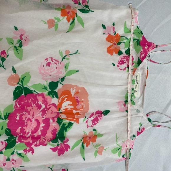 Abercrombie & Fitch Women's Floral Spaghetti Strap Mini Sundress Size S - Picture 12 of 13